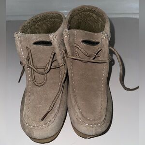Roper New Tan Suede Gum Sole Desert Chukka Shoes women’s 6.5